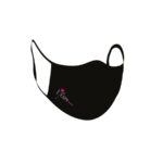 Maske Svart - med logo