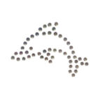 Bikini Gems - Dolphin - Clear Crystals
